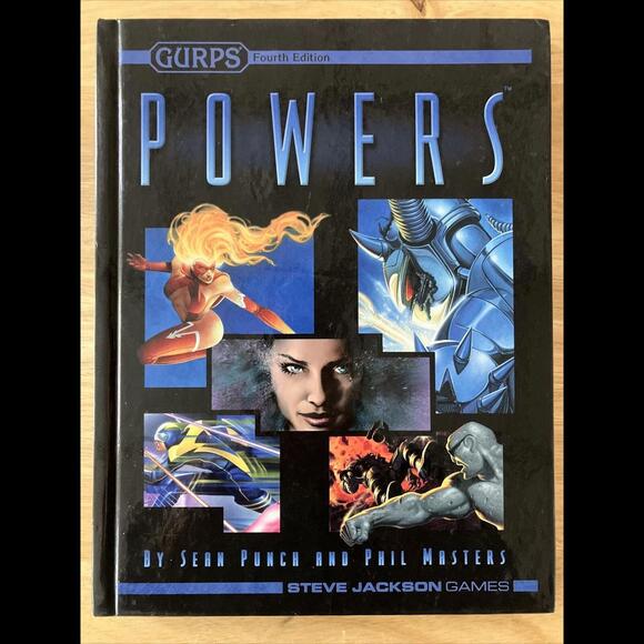 GURPS Powers, Fourth Edition by Sean Punch Phil Masters Steve Jackson Games RPG - Picture 1 of 4